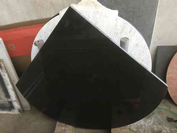 Polished Granite Corner hearth