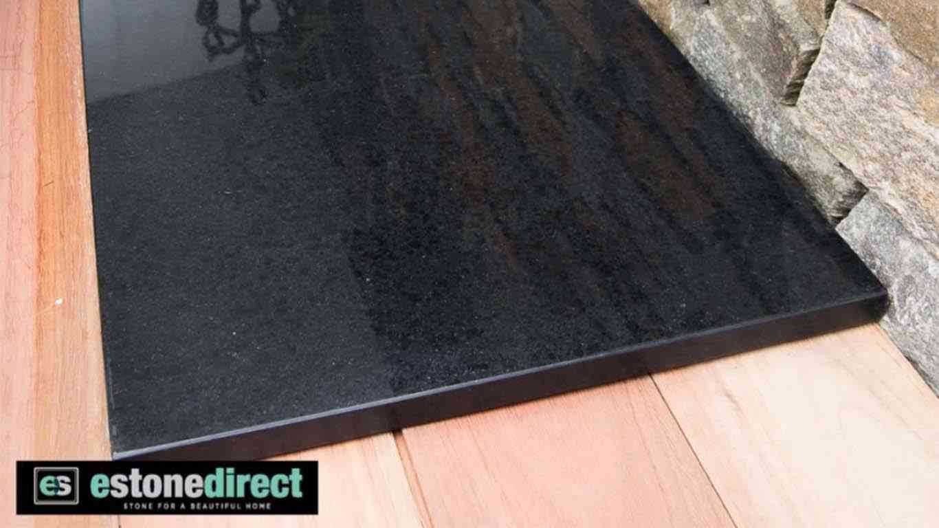 Black Polished hearth