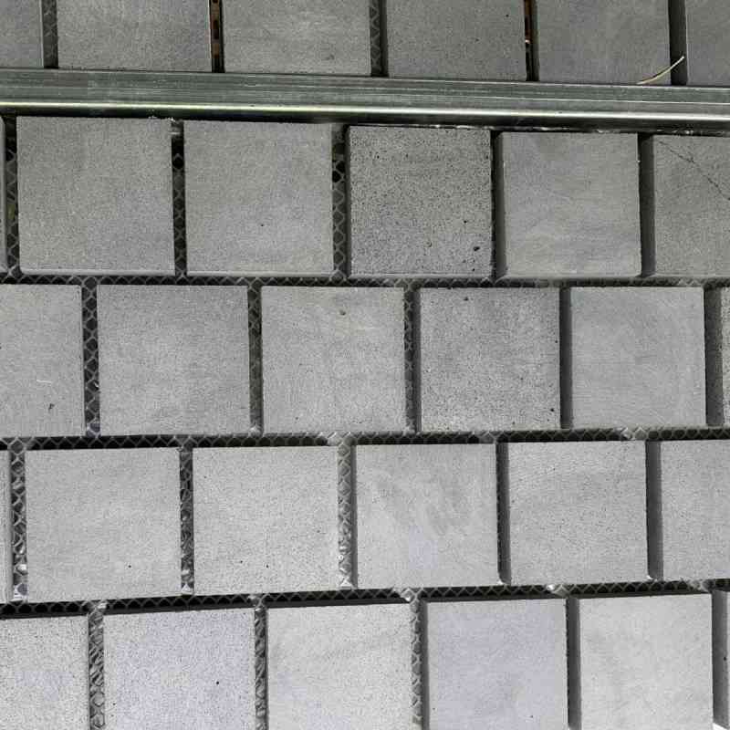 Bluestone Sawn Cobble on mesh brick bond 20mm