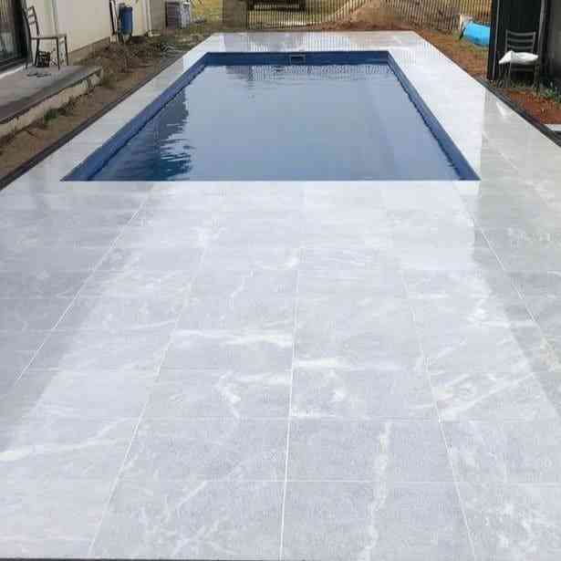 Adriatic marble pavers and Coping